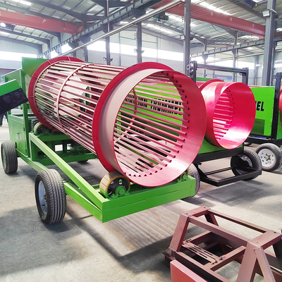 Biomassa rotativa, frammenti di legno, schermo a tamburo per ristoranti, dimensioni inferiori a 300 mm