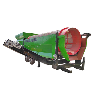 6200 KG Capacità rotante tamburo a tamburo schermo per la macchina di compost circolare per terreni vibranti