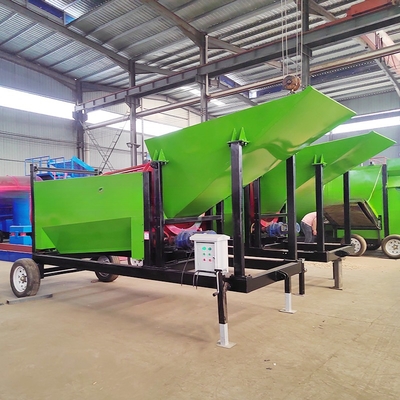 Separatore di gravità Legno mobile a rotatore tamburo a tamburo schermo di alimentazione Dimensioni inferiori a 300 mm