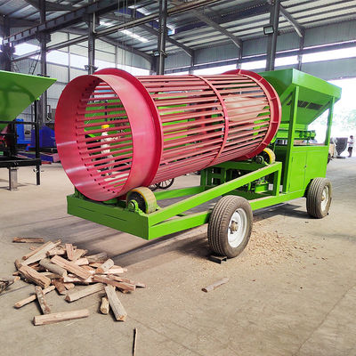 Schermo a tamburo rotativo Legna da ardere Segatura a tamburo Schermo a tamburo semplice Guida all'installazione inclusa