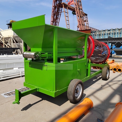 Schermo a tamburo per la separazione del legno da ardere ad alta capacità con progettazione ed efficienza