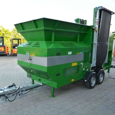6.5-10T Ecologico schermo rotativo a tamburo per setaccio rotativo di compost di segatura
