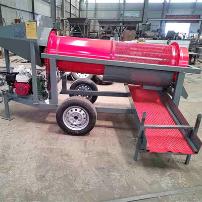 Macchine mobili per l'estrazione dell'oro di tipo rotativo per l'alimentazione dell'estrazione energetica Dimensioni inferiori a 300 mm