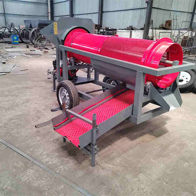 Macchine mobili per l'estrazione dell'oro di tipo rotativo per l'alimentazione dell'estrazione energetica Dimensioni inferiori a 300 mm