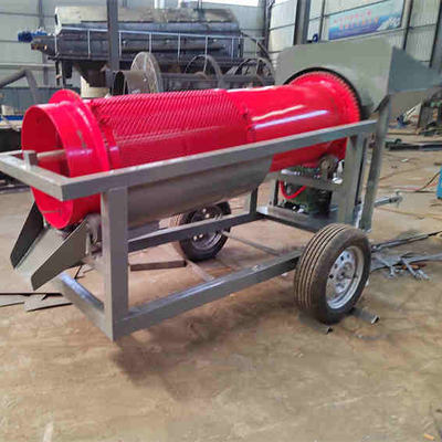Macchine mobili per l'estrazione dell'oro di tipo rotativo per l'alimentazione dell'estrazione energetica Dimensioni inferiori a 300 mm