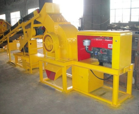 Mini motore Diesel Hummer Crusher Mill per la linea di produzione di granito di marmo di pietra argillosa