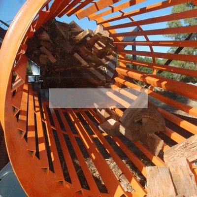 1-200 tonnellate all'ora Capacità tipo rotativo Fregamenti di legno Spazzatura Legna da ardere Tambolatore