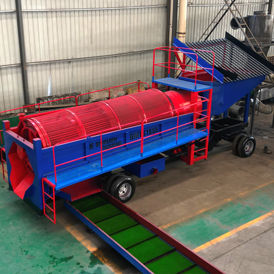Rapido e semplice estrazione dell'oro con energia minerazione PORTABLE Gold Diamond Trommel Wash Plant