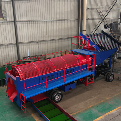 Rapido e semplice estrazione dell'oro con energia minerazione PORTABLE Gold Diamond Trommel Wash Plant