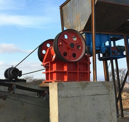 PE400X600 Macchine per la frantumazione della mascella Macchine per la frantumazione della pietra con umidità inferiore al 18% del materiale