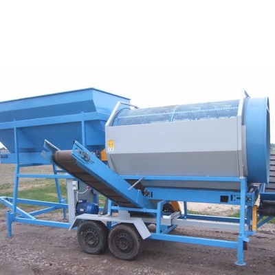 Siffatore mobile per il selezionamento del compost e dei fertilizzanti organici