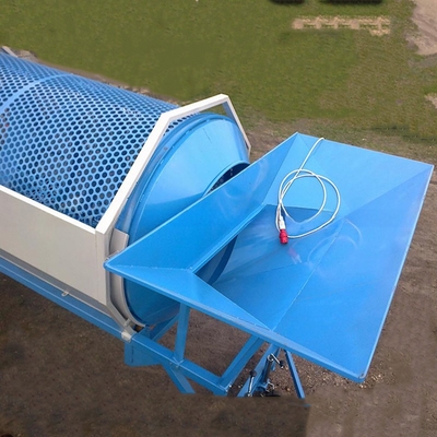 Siffatore mobile per il selezionamento del compost e dei fertilizzanti organici