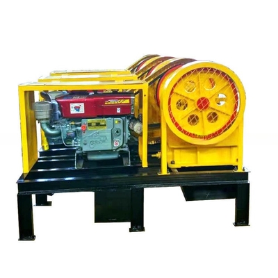 Piccolo Mini Mobile Jaw Crasher 150x250 200x300 per il marmo di Kaolin Dolomite Carbone