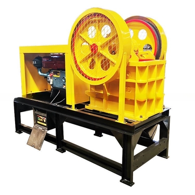 Piccolo Mini Mobile Jaw Crasher 150x250 200x300 per il marmo di Kaolin Dolomite Carbone