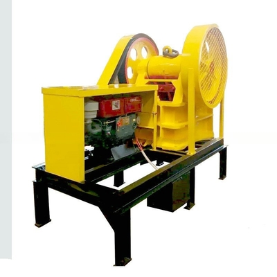 Piccolo Mini Mobile Jaw Crasher 150x250 200x300 per il marmo di Kaolin Dolomite Carbone