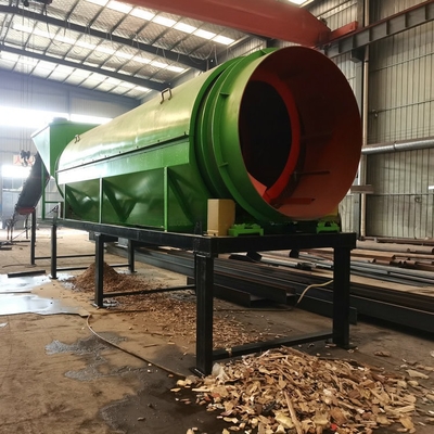 Acciaio filo tessuto 2200 kg schermo a tamburo per impianto di screening di legna e legna da taglio