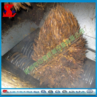 7.5-132KW Double Shaft Oil Palm Empty Fruit Bunched Shredder Machine per l'estrazione dell'energia