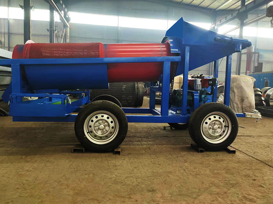 5 - 10 t/h Capacità Timbolo di lavaggio dell'oro da sabbia per impianti di estrazione alluvionale di oro