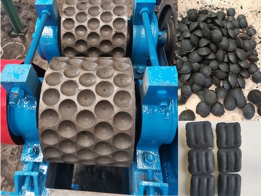 380v 415v Voltaggio Macchina di modellazione di brichette in polvere di carbone per la produzione di brichette di carbone
