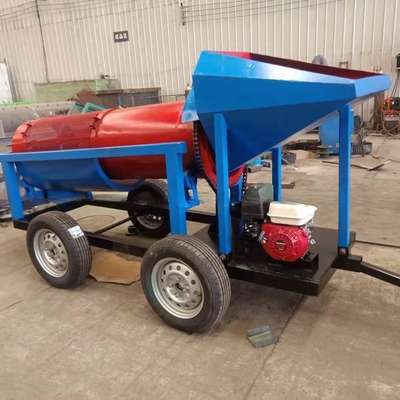 920 KG Capacità Mobili Piante di lavaggio dell'oro su piccola scala Trommel Screen in diversi modelli