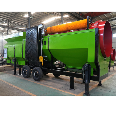Screener a tamburo per compost portatile Carbone di legna Suolo Legno da ardere Vermi rocciosi Terreno superiore