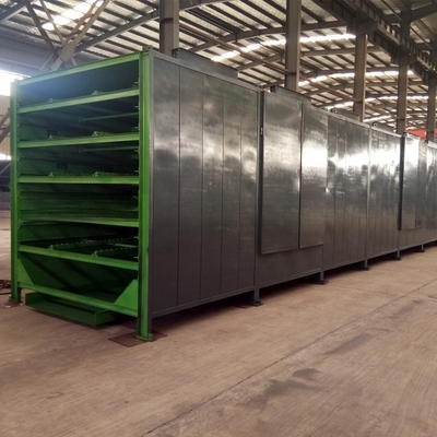 Forno di asciugatura industriale personalizzato per la linea di produzione di brichette di carbone e 4 strati