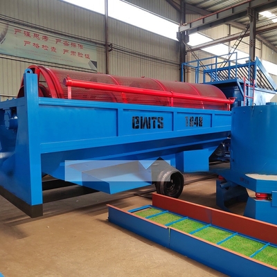 Separatore mobile di polvere d'oro alluvionale di capacità 30-150 tonnellate orarie e generatore diesel
