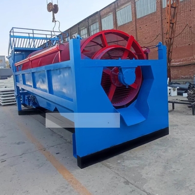 Separatore mobile di polvere d'oro alluvionale di capacità 30-150 tonnellate orarie e generatore diesel