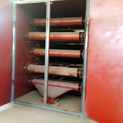 Asciugatrice di carbone per la linea di produzione di brichette in officine di riparazione di macchine