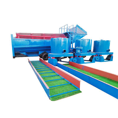Mini Small Mobile Sand Gold Mining Trommel Wash Plant per dimensioni di scarico inferiori a 6 mm