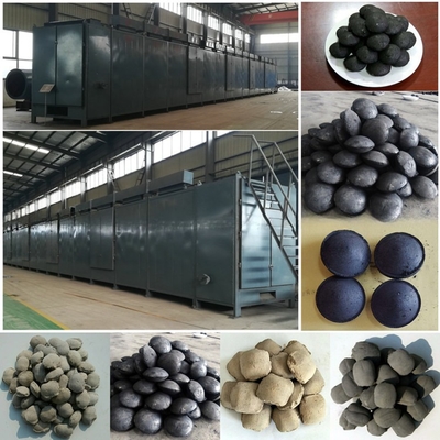Pressure di vapore 0,2-0,8Mpa Conveyor Mesh Belt Dryer per Briquette minerali di carbone