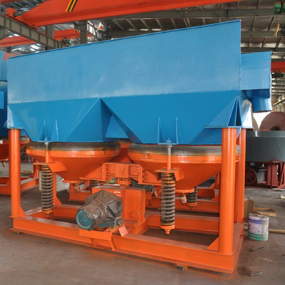 25TPH Diamond Gold Mining Jig Machine con tasso di recupero dell'80%-90% Capacità 4500 KG