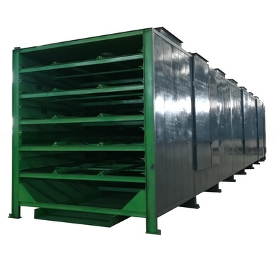 500-1000 kg/h Acciaio al carbone Carbone di legna Briquette Catena Placca Asciugatrice a maglia Asciugatrice cintura con 1