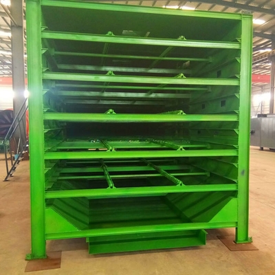 500-1000 kg/h Acciaio al carbone Carbone di legna Briquette Catena Placca Asciugatrice a maglia Asciugatrice cintura con 1