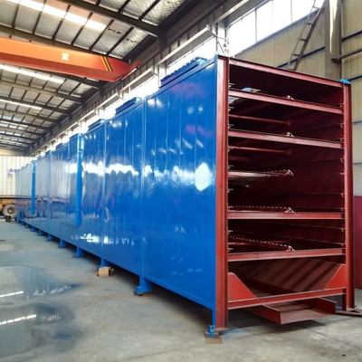 500-1000 kg/h Acciaio al carbone Carbone di legna Briquette Catena Placca Asciugatrice a maglia Asciugatrice cintura con 1