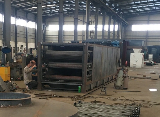 Guida dell'ingegnere per l'installazione Asciugatrice di piastre trasportatrici a catena di asciugatura di brichette di carbone