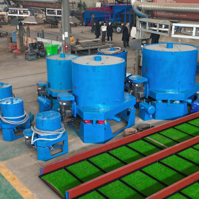 Apparecchiature per l'estrazione di minerali per il recupero dell'oro di roccia Concentratore centrifuga dell'oro diesel ad alto recupero