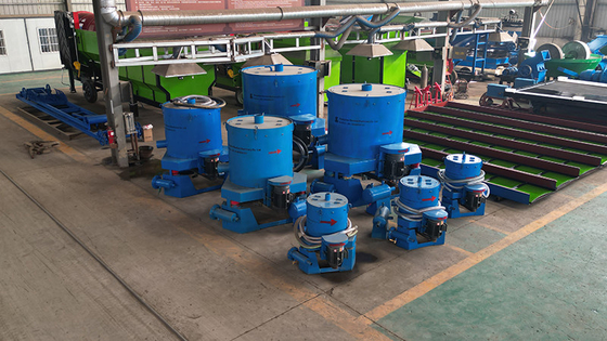 Apparecchiature per l'estrazione di minerali per il recupero dell'oro di roccia Concentratore centrifuga dell'oro diesel ad alto recupero