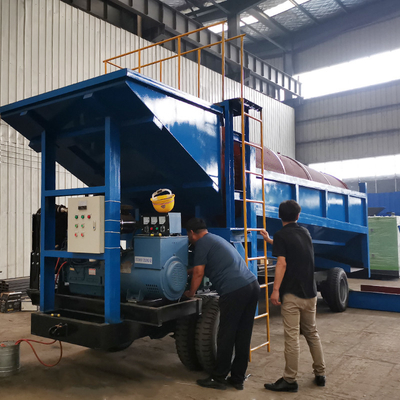 Piastra di acciaio perforatore buco di oro tamburo schermo per impianto di lavorazione del minerale d'oro risparmio energetico