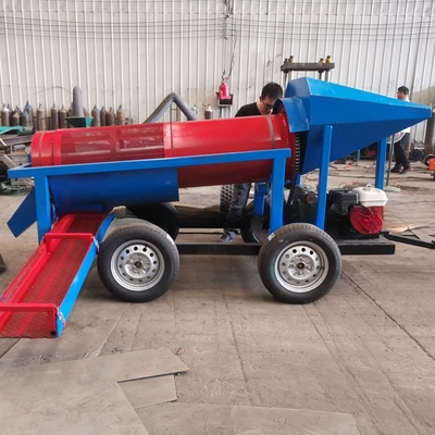 4kw Mini Mobile Mining Gold Trommel Screen Plant con e Opzioni di tensione personalizzabili