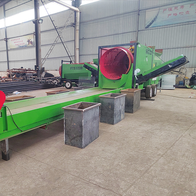 Separazione miniera Lavatrice a tamburo mobile 2000 kg schermo rotativo portatile