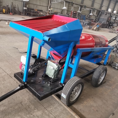 4kw Mini Mobile Mining Gold Trommel Screen Plant con e Opzioni di tensione personalizzabili