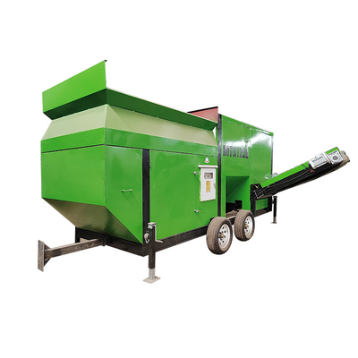 Macchina di setacciatura a rotazione per l'estrazione energetica con tela a tamburo di compost di 2200 kg di capacità