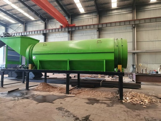 Disegno a tamburo per la lavorazione del compost con disegno circolare e dimensioni di alimentazione inferiori a 300 mm