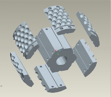 Macchina di stampa a sfera di carbone professionale per la linea di produzione di brichette di polvere di carbone