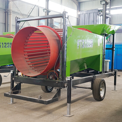 Acciaio al carbonio Tombale industriale a tamburo rotante 500*500*550mm