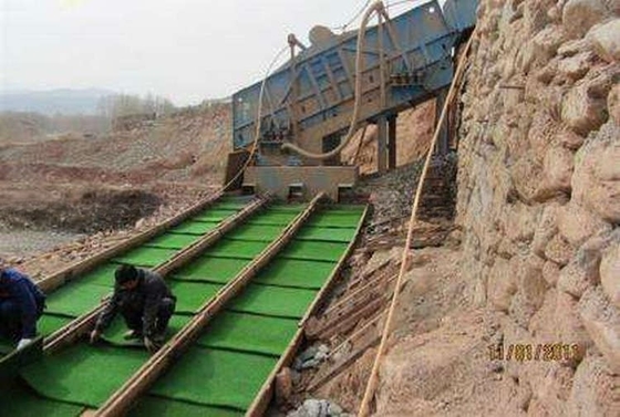24-26mm Alluvial Gold Mining Gold Carpet Mat Sluice Erba di plastica ad alta rigidità