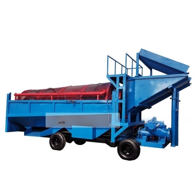 Voltaggio 380V/415V/440V Macchine per l'estrazione di minerali Industrial Rotary Screen Washing Gold Mobile Trommel Screen