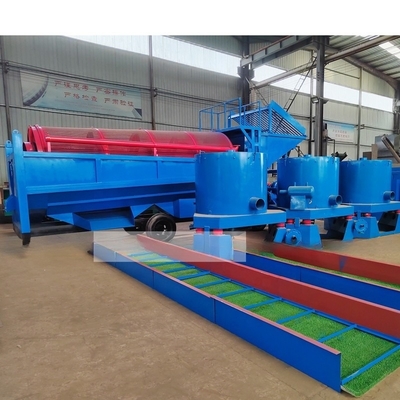 Voltaggio 380V/415V/440V Macchine per l'estrazione di minerali Industrial Rotary Screen Washing Gold Mobile Trommel Screen