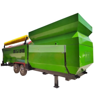 Compost Sieve Trommel Screen Machine con trasportatore adatto per diversi modelli realizzati